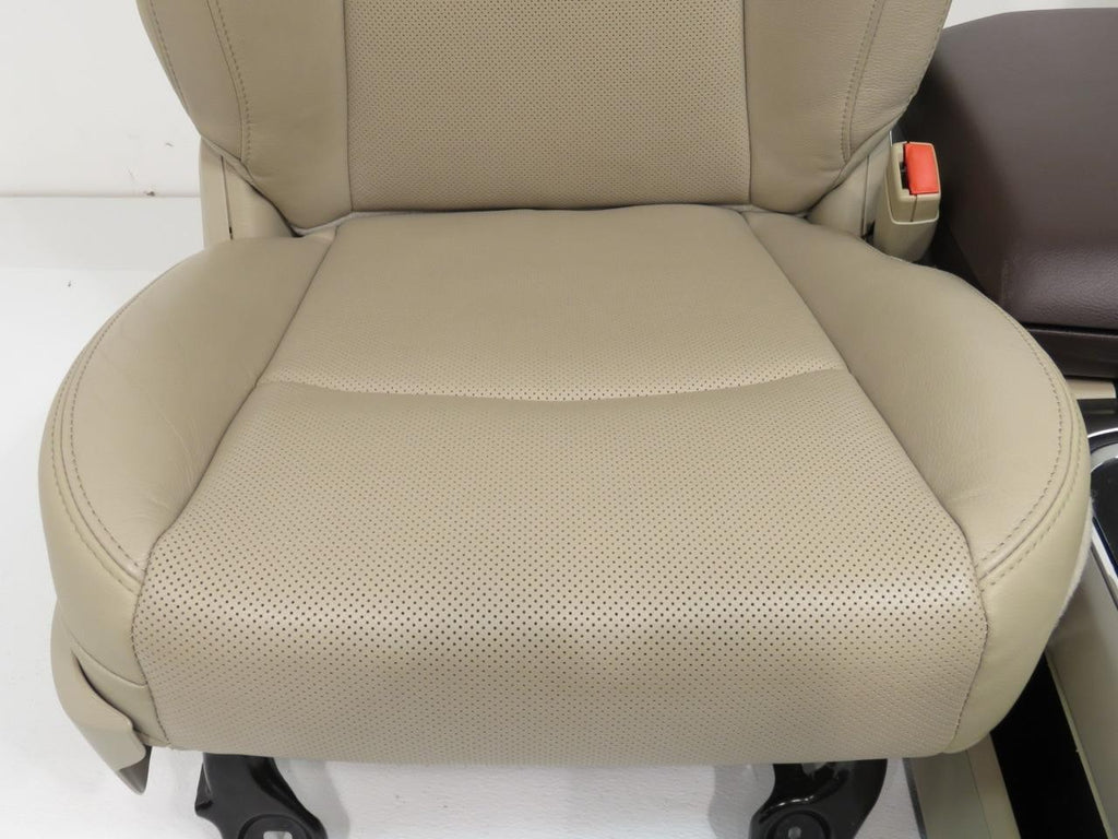 2013 - 2018 Dodge Ram Seats & Console, Tan Leather Laramie Heated Cooled