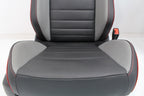 2022 - 2025 VW Golf GTI Mk 8.5 Seats Set Two-Tone Leather Black Gray Heat Cool