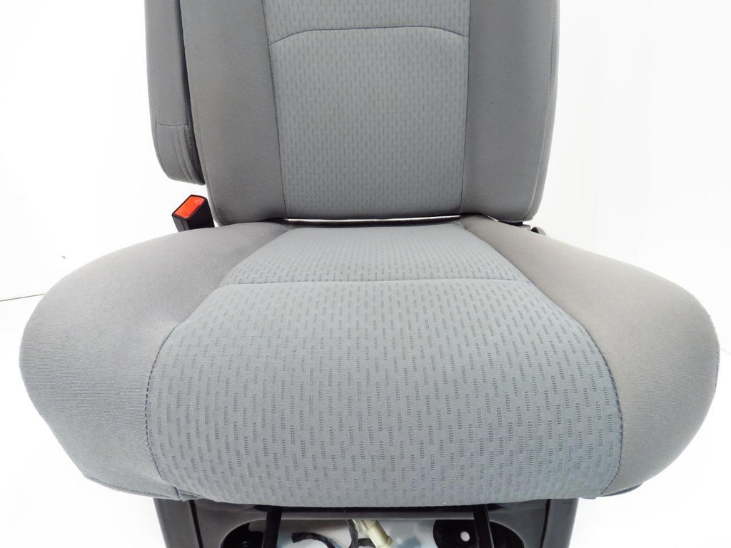 Ford Econoline Front Bucket Seats, Gray Cloth w/ Folding Armrests, Fits 1992+