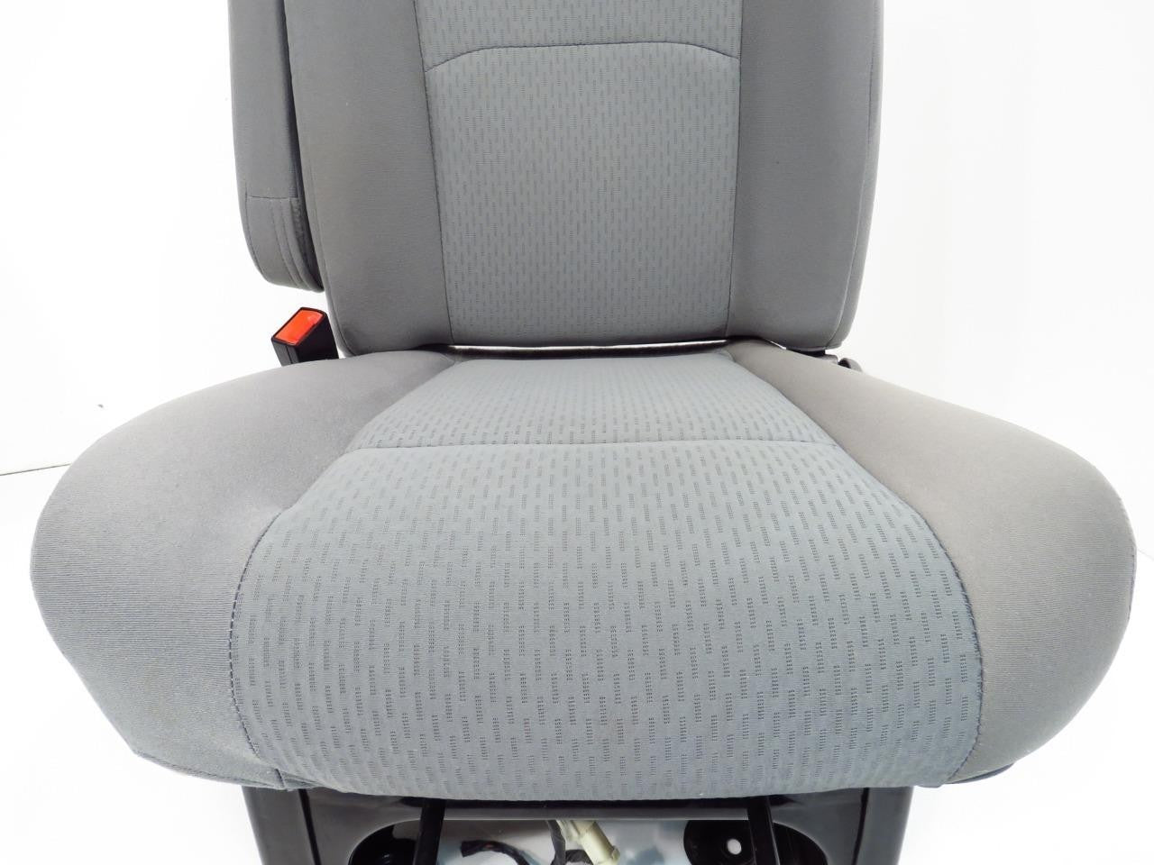 Ford Econoline Front Bucket Seats, Gray Cloth w/ Folding Armrests, Fits 1992+