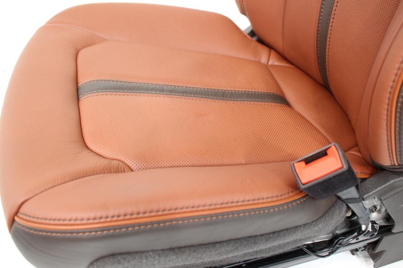 2015 - 2022 Ford F150 Super Duty Front Seats, King Ranch OEM Brown Leather