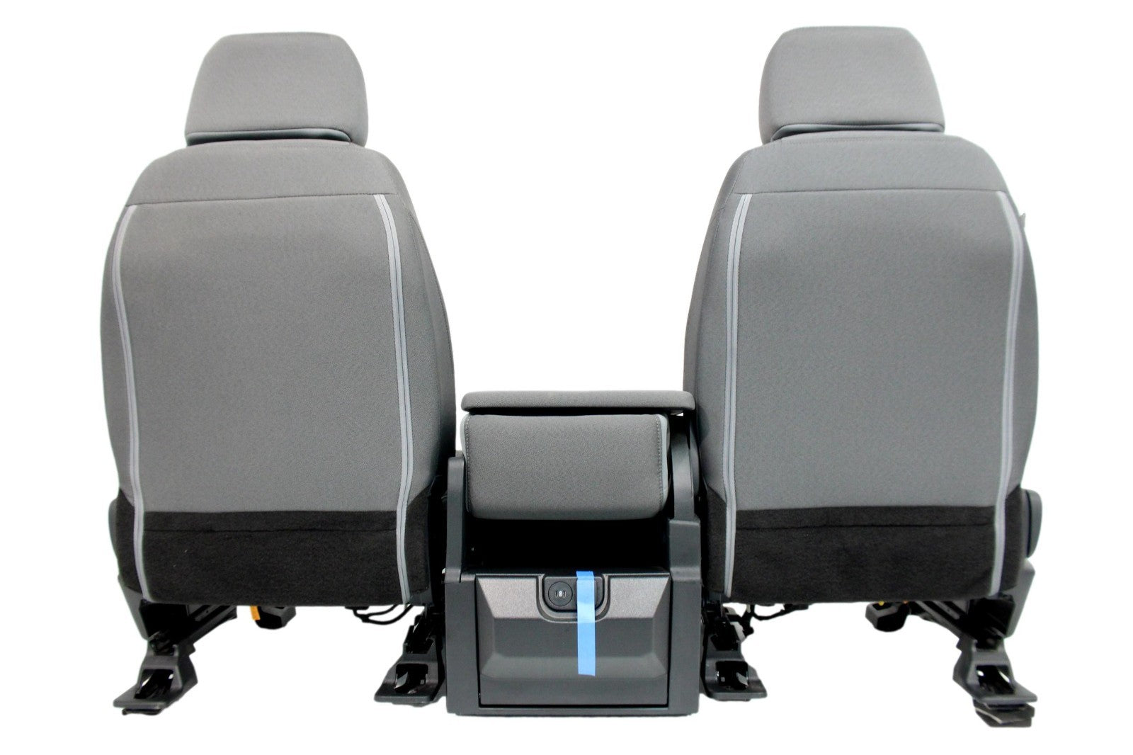 2021 - 2026 Ford F150 Front Seats, XL Slate Gray Cloth Manual Gray w/ Jumpseat