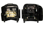 2015 - 2026 Ford Transit Front Seats, Black Leather w/ Heated Power Driver Seat