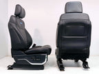 2021 - 2026 F-150 Super Duty Platinum Seats Set, Black Leather Gray Massaging