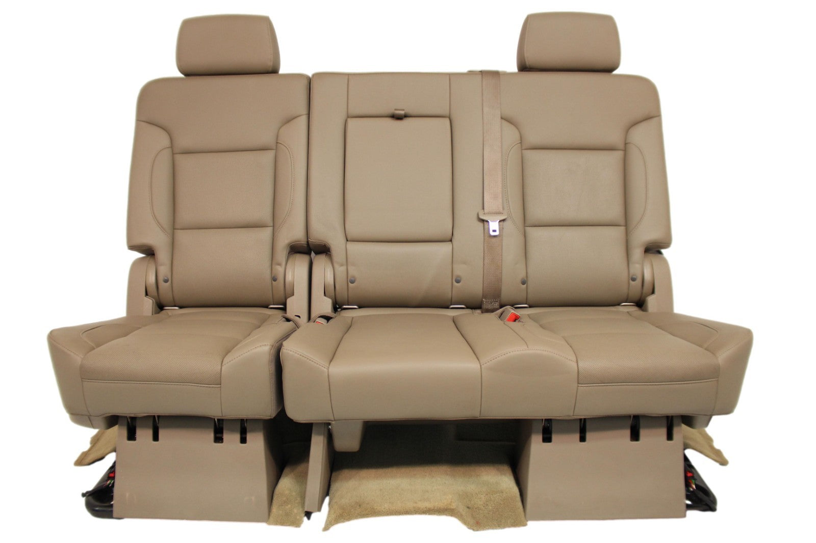 2015-2020 Yukon XL Suburban 2nd Row Bench Seat, LTZ Tan Leather Powered Heated
