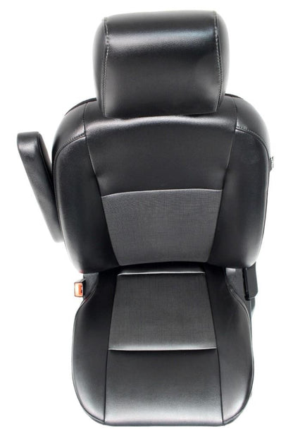 2015 - 12021 Ford Transit 150 250 350 Van Vinyl Front Bucket Seats Black Armrest