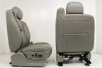 99 - 06 Silverado Sierra Tahoe Yukon Heated Power Leather Seats Pewter Gray OEM