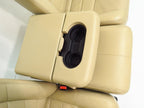 2008 - 2010 Ford Super Duty Front Seats w/ Jump, Lariat Tan Leather Heated Power
