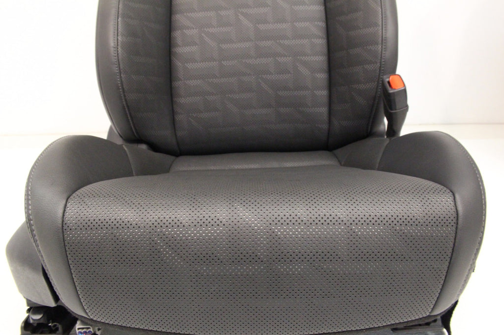 2024-2025 Toyota Tacoma TRD Double Cab Seats - Black SofTex Leather, Heated/Vent