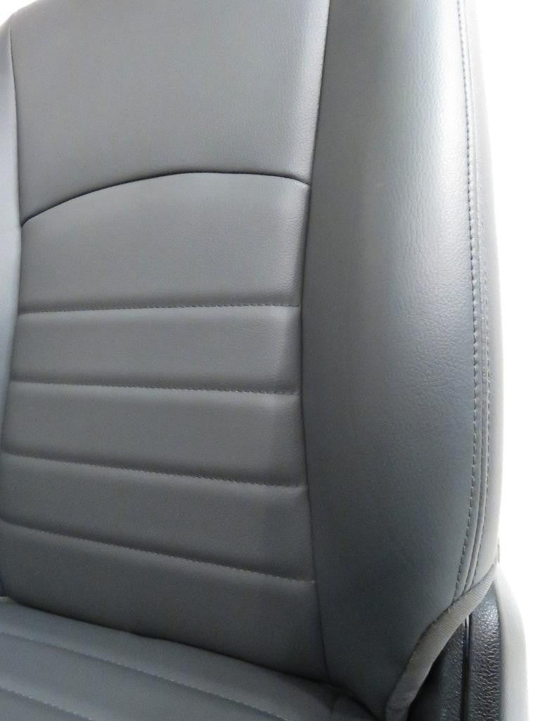 2009-2018 Dodge Ram Front Seats Pair, OEM Work Grade Gray Vinyl Manual LH RH