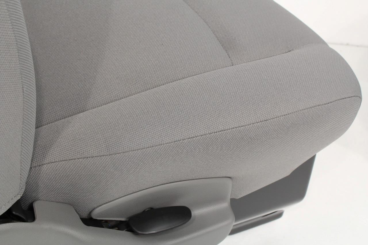 Ford Econoline Front Bucket Seats, Gray Cloth w/ Folding Armrests, Fits 1997+