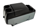 2009 - 2014 Ford F150 Center Console w/ Armrest Storage & Cupholders, Gray Black