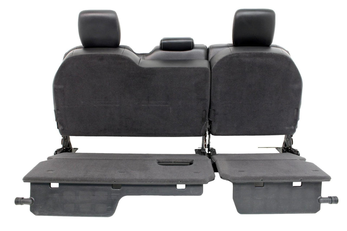 2009 - 2018 Ram Seats Rear Seats, Quad Cab Laramie Black Leather, 60/40 Split