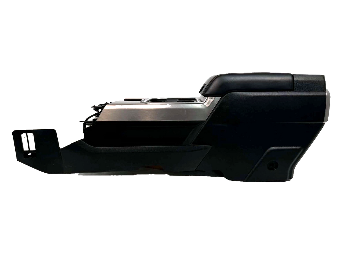 15-22 Ford F150 Super Duty Center Console Black Platinum Red Stitch w/o Shifter