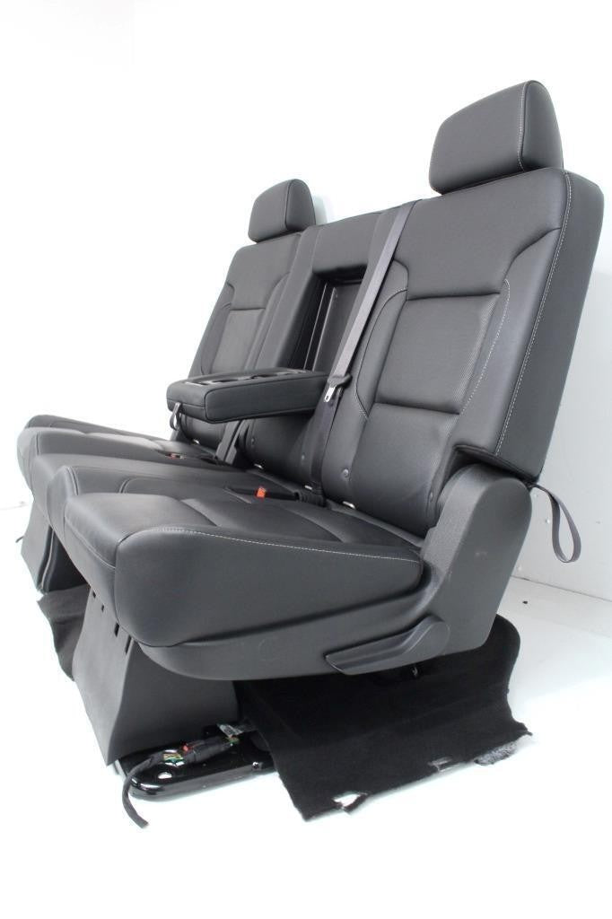 2015-2020 Yukon XL Suburban 2nd Row Bench Seat LTZ Black Leather Heat Perf Power