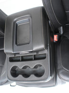 2014 - 2019 GM Sierra Silverado LT Front Seats, Power Black Leather, w/ Jumpseat