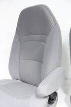 Ford Econoline SEATS E150 E250 E350 front POWERED RV Buckets with LUMBAR GRAY