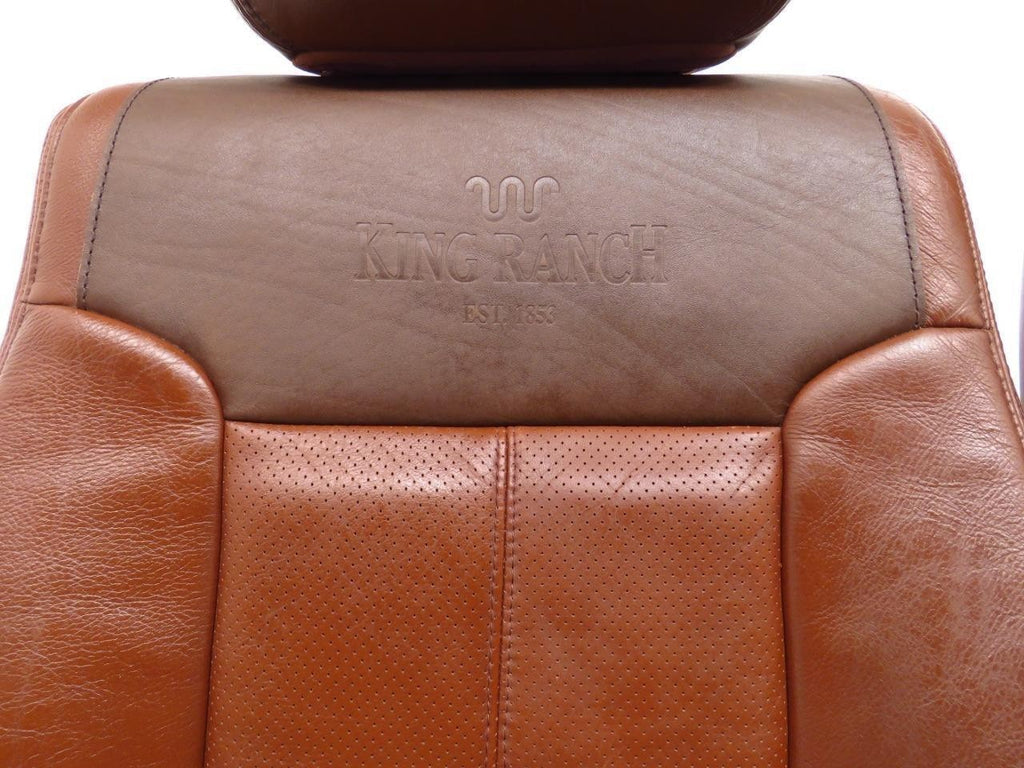 1999 - 2016 Ford Super Duty Front Seats, King Ranch Leather Power Heat Cool Crew