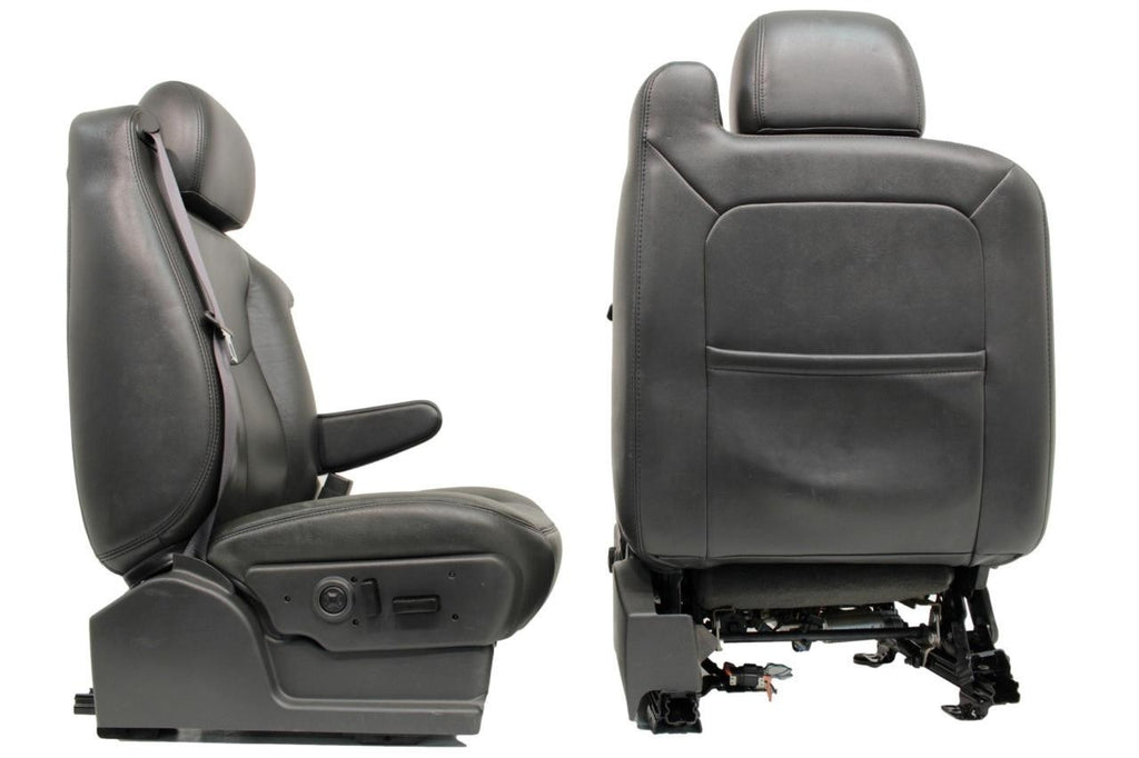 99 - 06 Silverado Sierra Tahoe Yukon Heated Power Leather Seats Dark Pewter OEM
