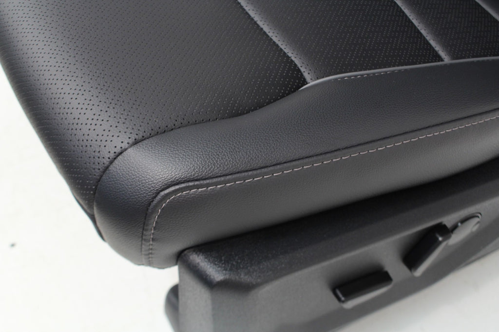 2021 - 2026 Ford F150 Super Duty Front Seats, Lariat Black Leather Heated Cool