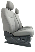 2015 - 2022 Ford F150 Super Duty Front Seats, XLT Power Earth Gray Cloth Heated