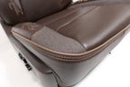 2019 - 2025 Ram 1500 Longhorn Saddle Leather Heated & Cooled Front Seats Takeout