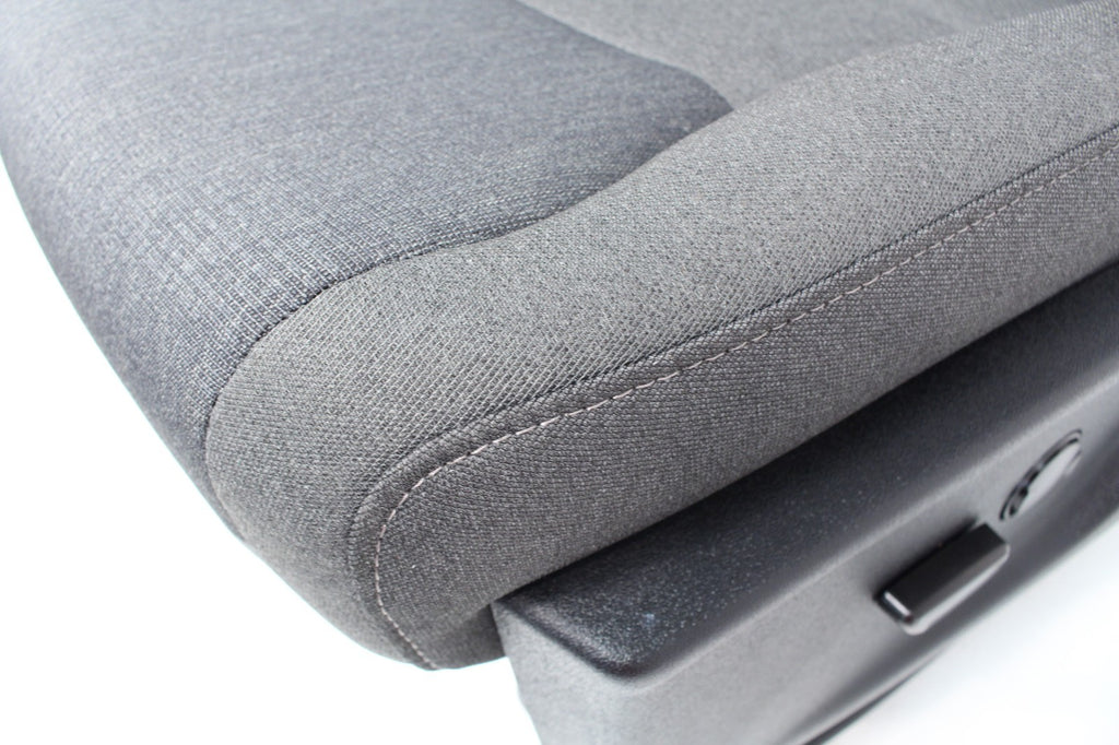 2021 - 2026 Ford F150 Super Duty Front Seats, XLT Gray Cloth 8-Way Power Driver