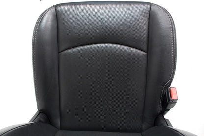 2009 - 2018 Dodge Ram Laramie Black Leather Heated & Cooled Front Seats