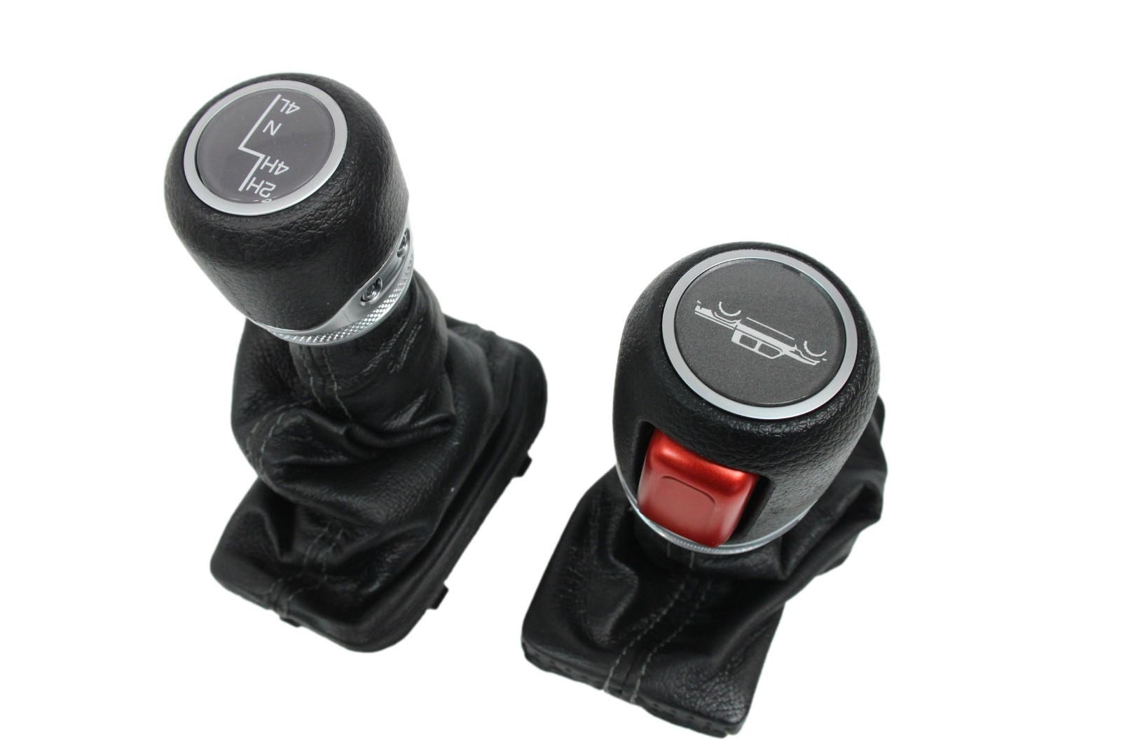 Jeep Gladiator JT Shift Knob Set - Auto & 4WD Transfer Case Rubicon Genuine OEM