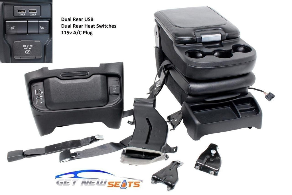 2019 - 2026 Ram Heavy Duty 2500+ Center Jump Seat Kit, Black Laramie Leather OEM