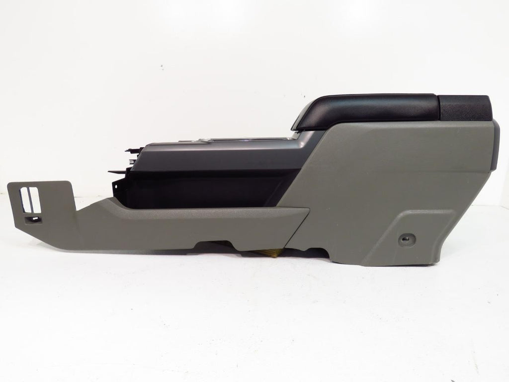 15-22 Ford Truck Center Console & Install Kit w/o Shifter - Gray Leather XLT