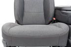 2019 - 2024 Ram HD Front Bench Seat, Diesel Gray Cloth Manual w Center Jump Seat