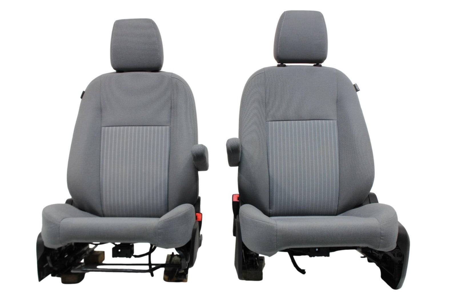 2015 - 2024 Ford Transit Front Seats, Gray Cloth w/ 10-Way Power Driver Seat
