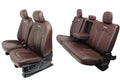 2015 - 2022 Ford F150 Super Duty Platinum Seats Set, Brunello Leather Heat Cool
