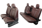 2015 - 2022 Ford F150 Super Duty Platinum Seats Set, Brunello Leather Heat Cool