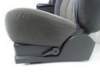 1999 - 2006 GM Sierra Silverado Front Seats Set, Manual Dark Gray Cloth 40-20-40