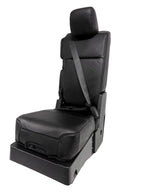 2015-2025 F150 Super Duty Console → Jump Seat Conversion Kit Black Leather Gray