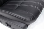2011 - 2023 Chrysler 300 S Black Leather Front Seats, White Stitching, Heated