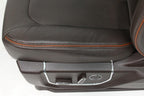2015 - 2022 Ford F150 Super Duty Front Seats, King Ranch Java Brown Leather