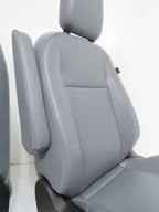 2015 - 2024 Ford Transit Gray Vinyl Front Bucket Seats with Armrests, Mint Used