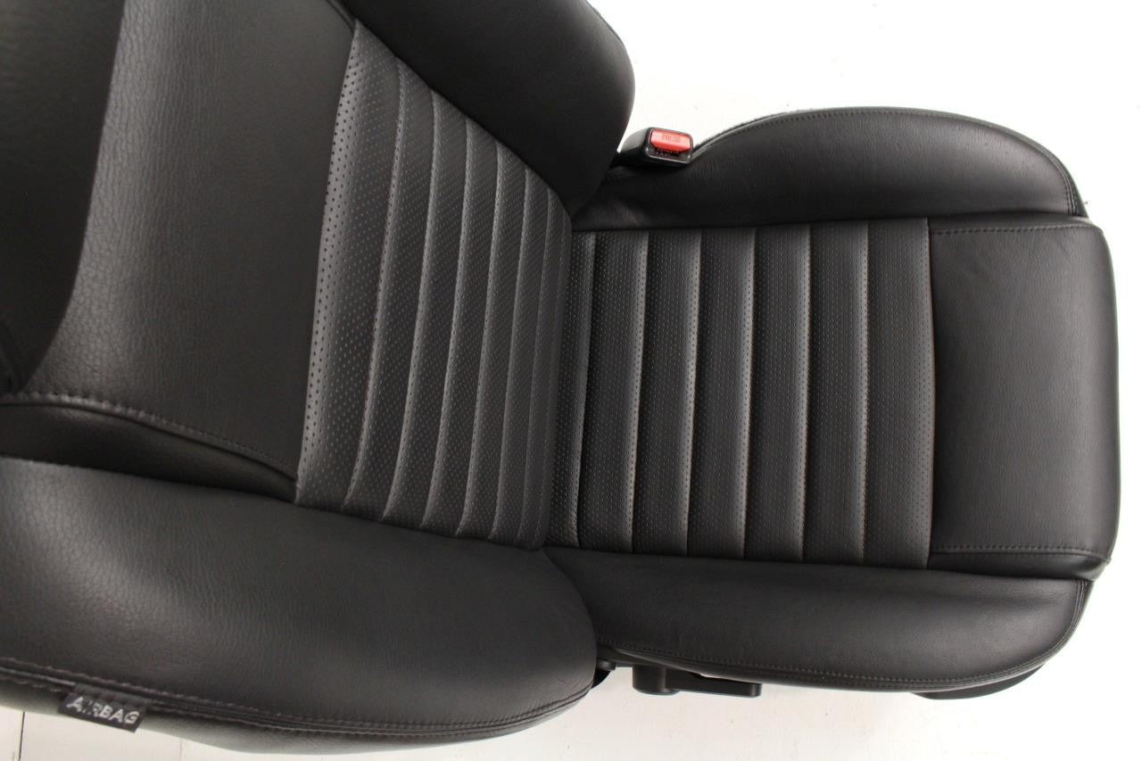 Ford Mustang Seats Front GT Black Leather Powered Seat Set 2005 2006 2007 2008