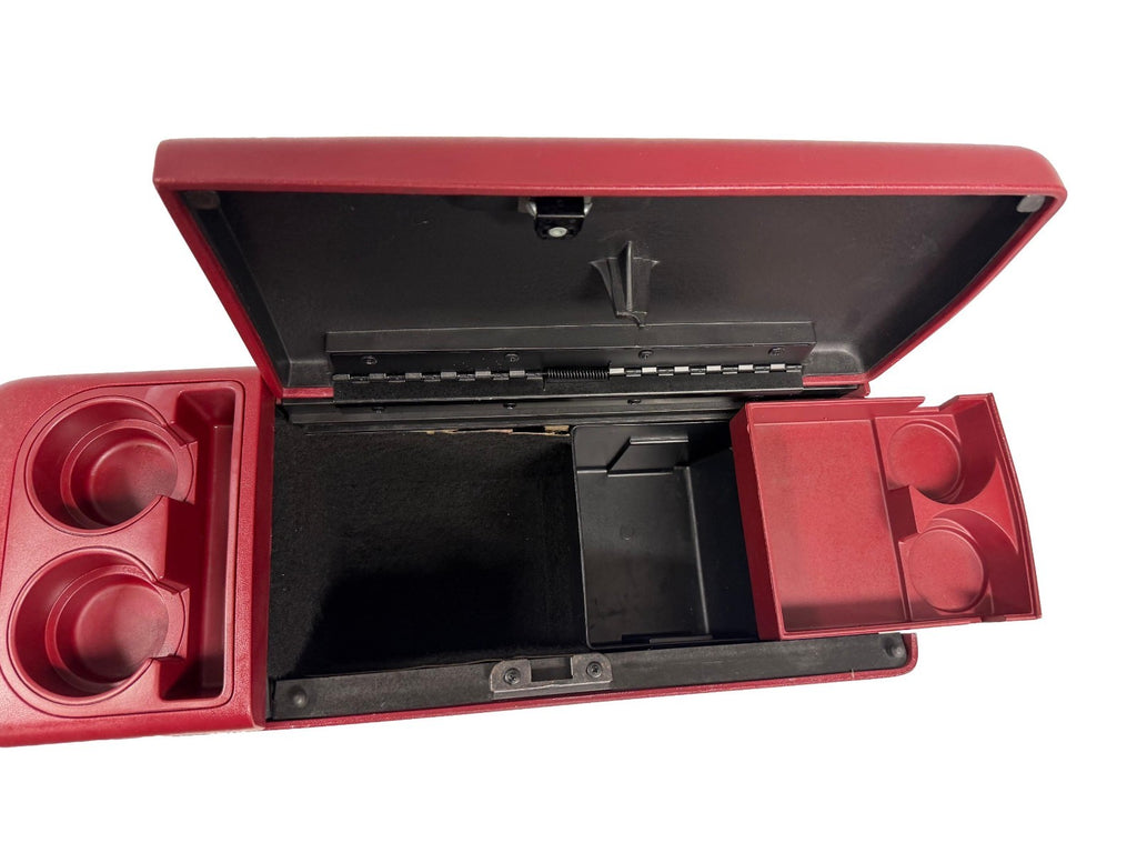 1988-1994 Chevy GMC Silverado Suburban C/K OBS Center Console, Garnet Red MINT
