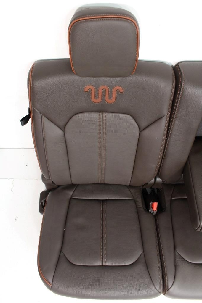 2015-2022 Ford F150 Super Duty Seats Set, King Ranch Java Brown Leather Crew Cab