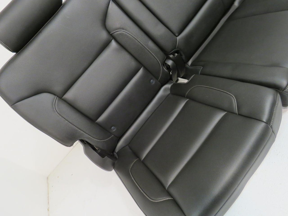 2014-2019 Sierra Silverado Crew Cab Rear Seats, LTZ Black Perforated Leather