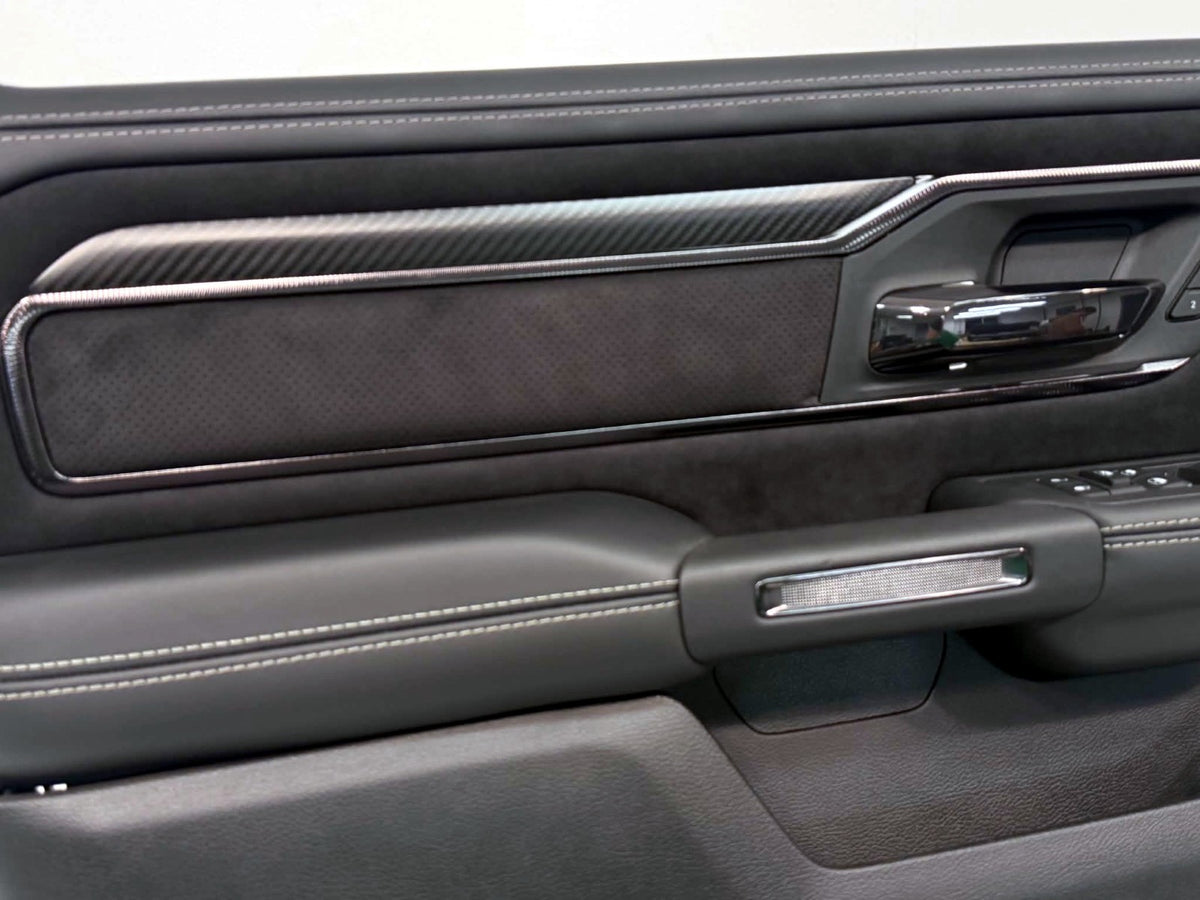 2019 - 2026 Ram 1500 Door Panels, Crew Cab RHO Black OE Carbon Fiber, ZERO MILES