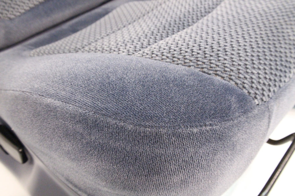 1999 - 2007 Ford Super Duty Front Bucket Seats, Denim Blue Cloth Fits 73+ Trucks