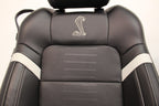 2015-2023 Ford Mustang Seats Set, Shelby GT500 Coupe Black Leather Heated Cooled