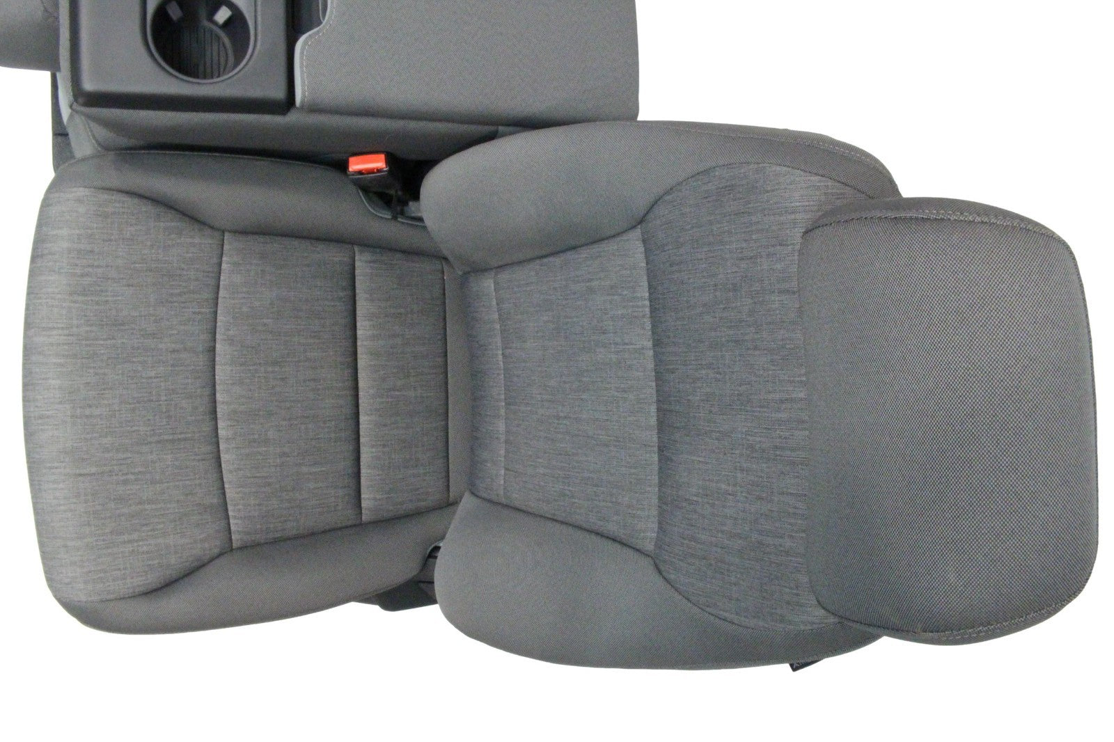 2021 - 2026 Ford F150 Front Seats, XL Slate Gray Cloth Manual Gray w/ Jumpseat