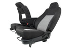 1998 - 2009 Ford Ranger Seats, Regular Cab 60-40 Split Bench, Black Gray Cloth