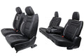 2019 - 2025 Ram 1500 Seats, Crew Cab Set, RHO Black Leather, Heated Cool Massage